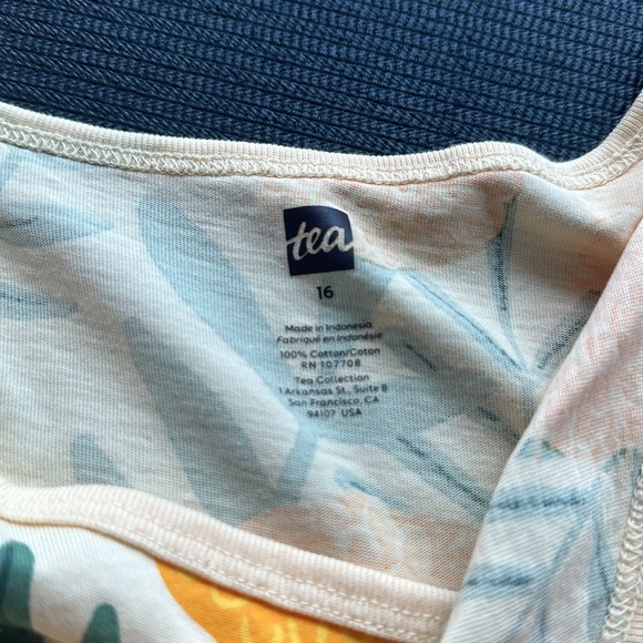 💜5 for $25 Tea Collection yellow floral dress - Picture 2 of 3